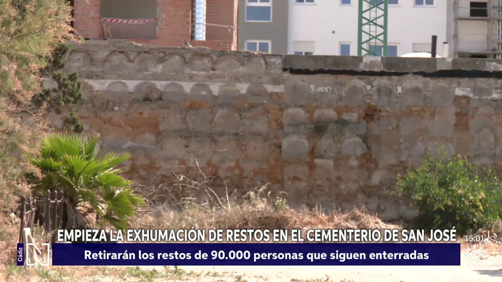 Empieza la exhumación de 90.000 personas del Cementerio de San José
