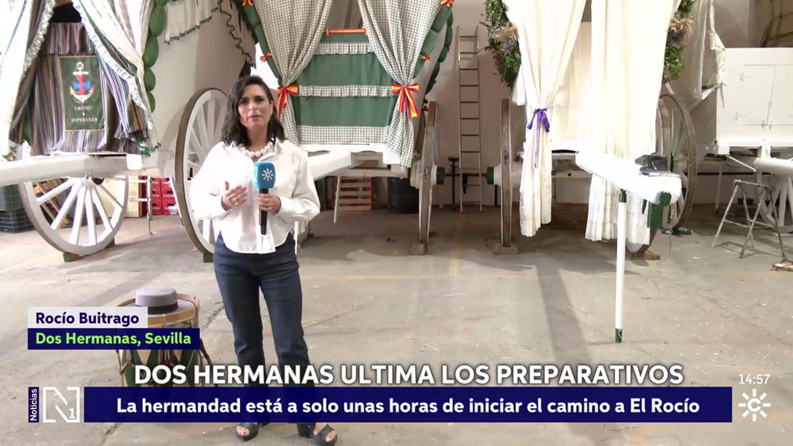 Dos Hermanas se prepara para emprender el camino del Rocío