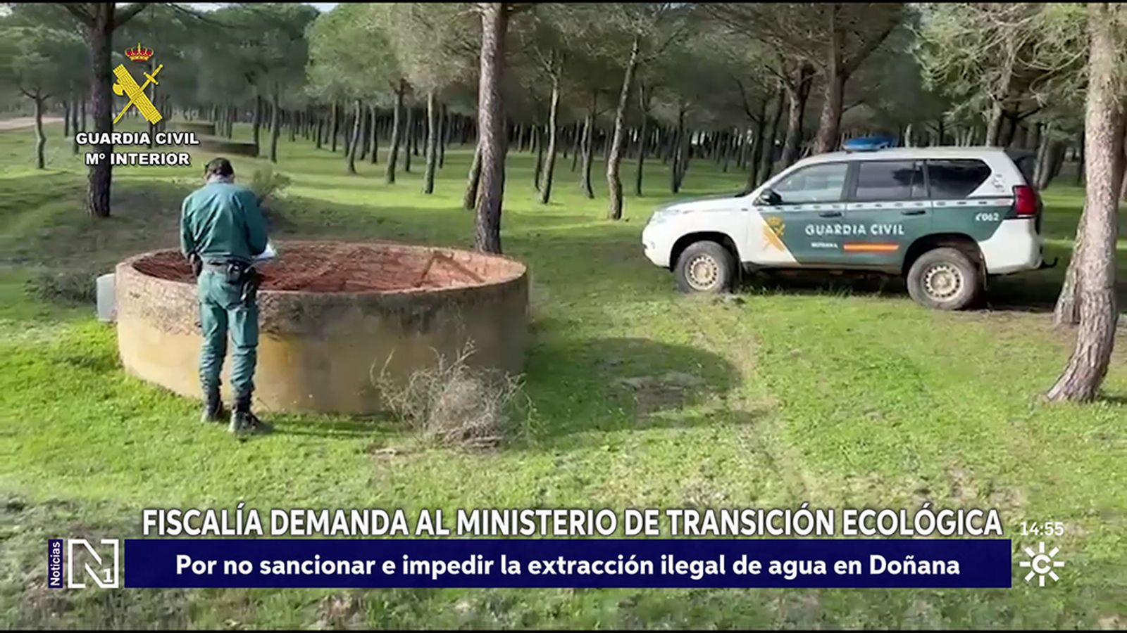 La Fiscalía demanda al Ministerio por la extracción ilegal de agua en Doñana