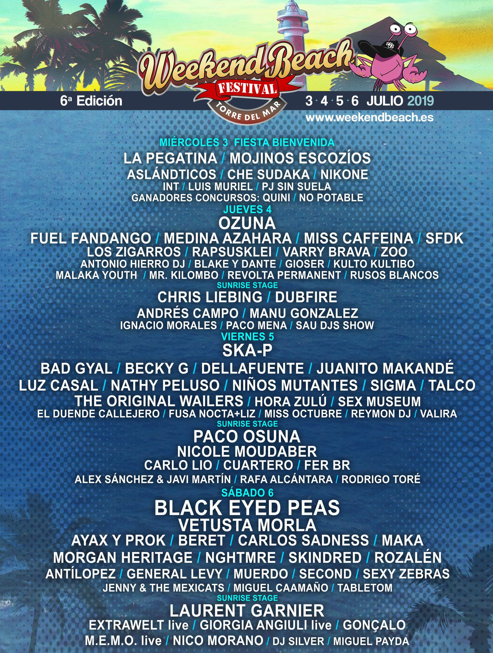 Cartel total weekend