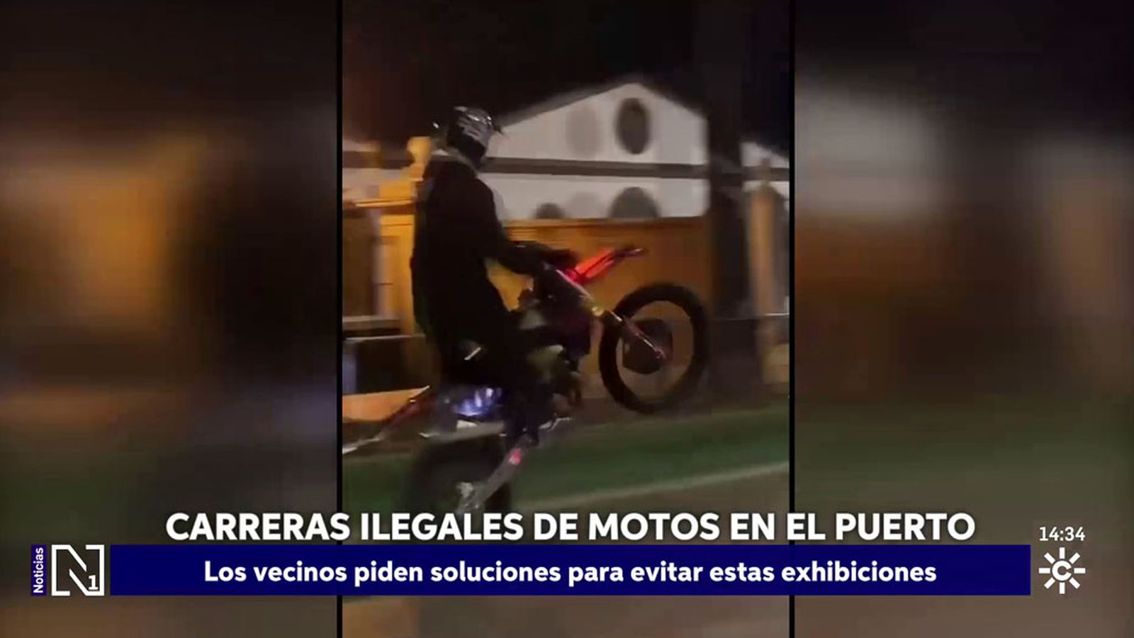 motorada ilegal el puerto