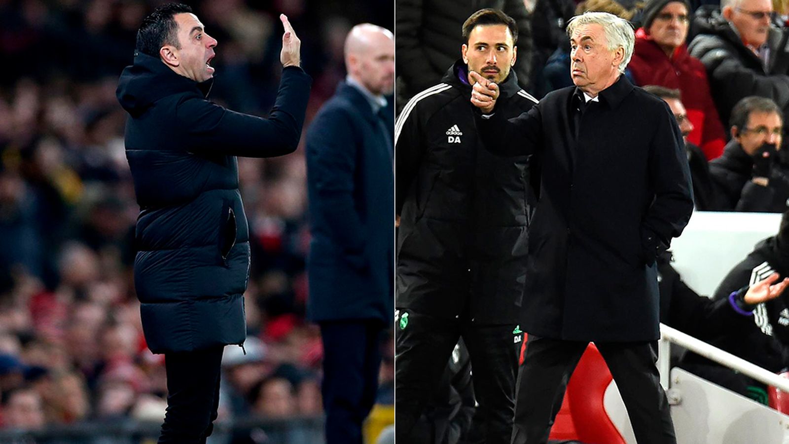 Montaje Xavi Ancelotti