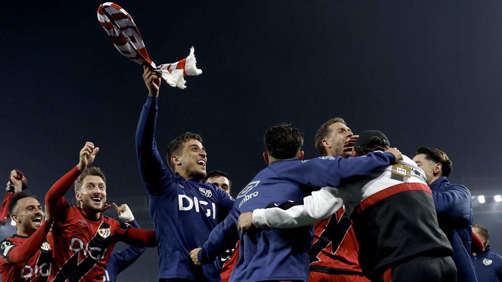 Rayo Vallecano celebración