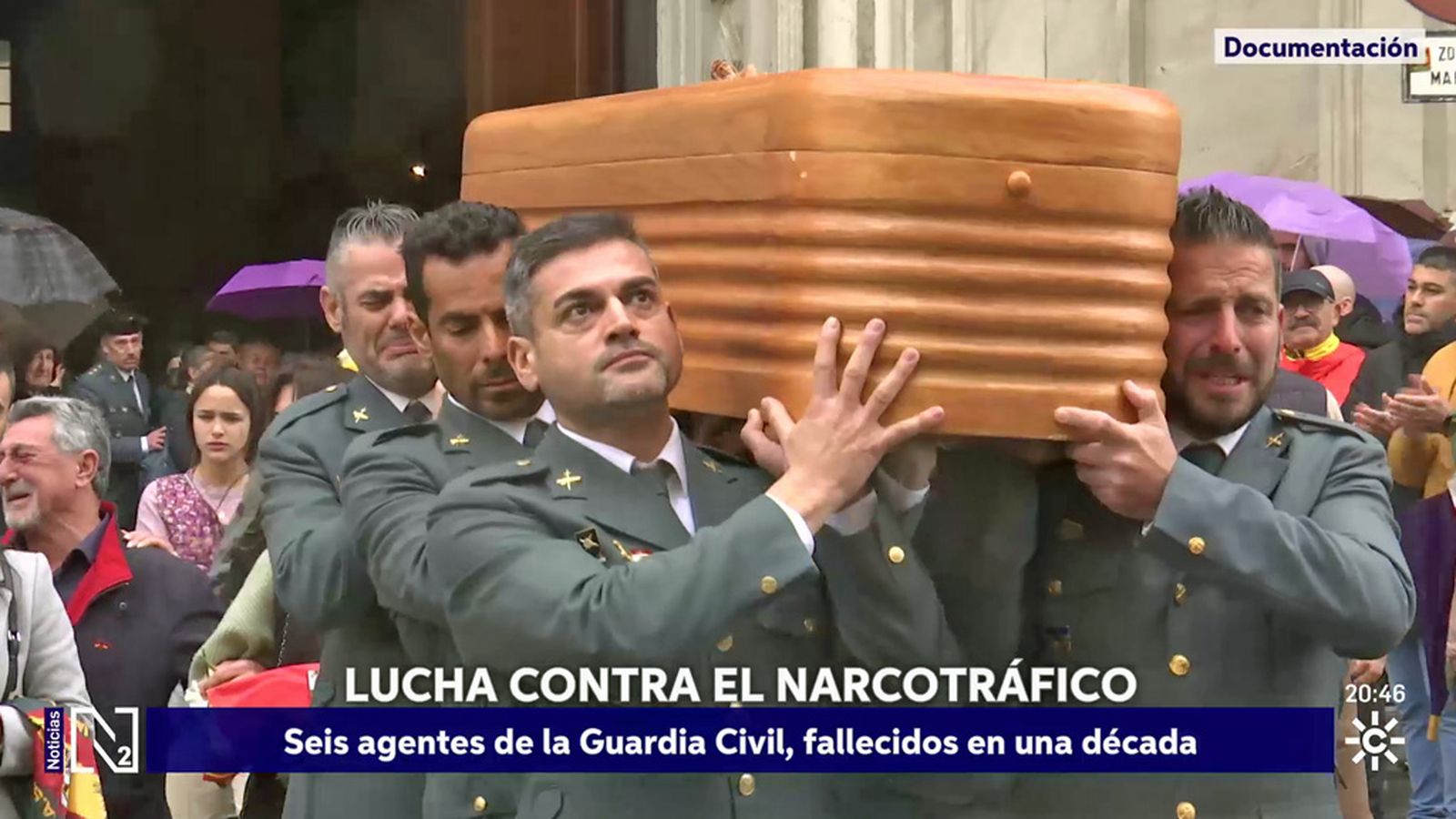 Seis agentes de la Guardia Civil, fallecidos en la última década en la lucha contra el narcotráfico