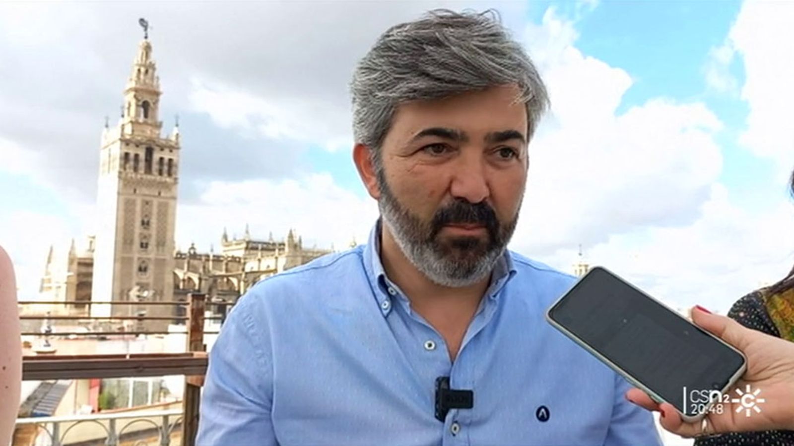 Modesto González, candidato de Andaluces Levantaos