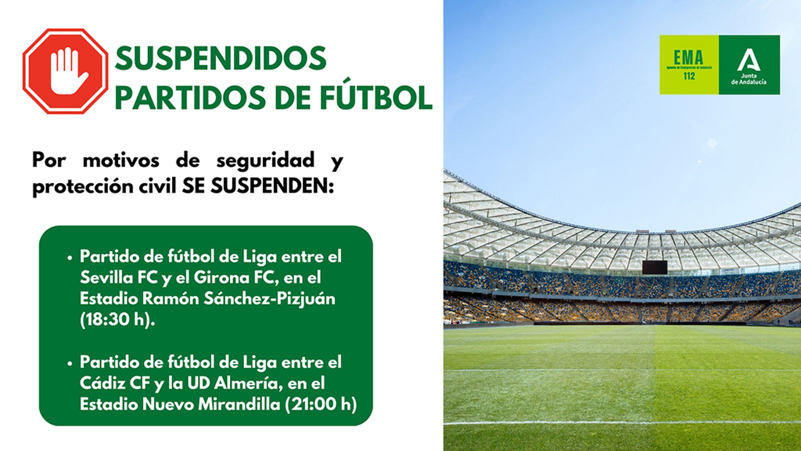 Suspendido el Sevilla