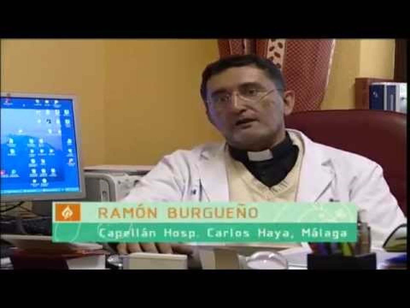 Ramón Burgueño, capellán del Hospital Carlos Haya de Málaga