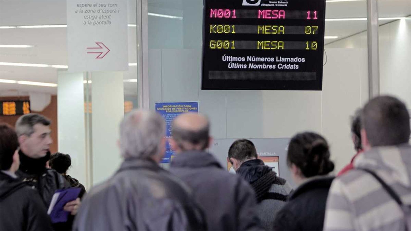 Parados paro Subsidios larga duración
