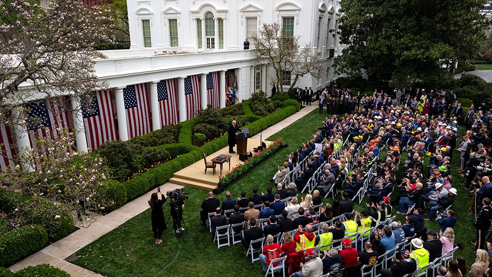 Trump en la Casa Blanca