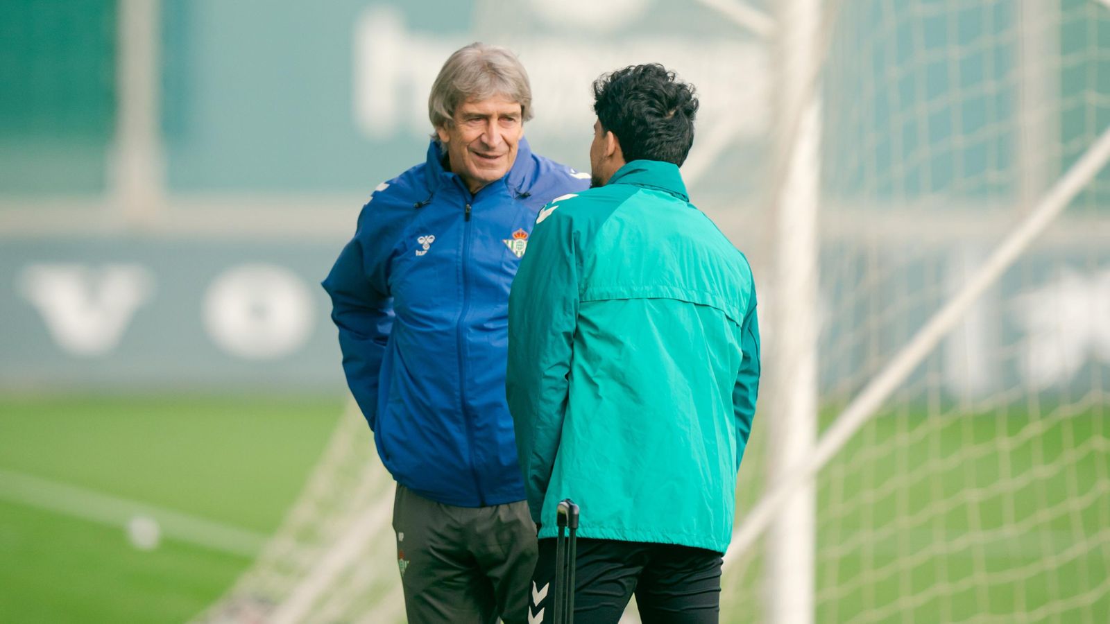 Pelegrini en un entrenamiento