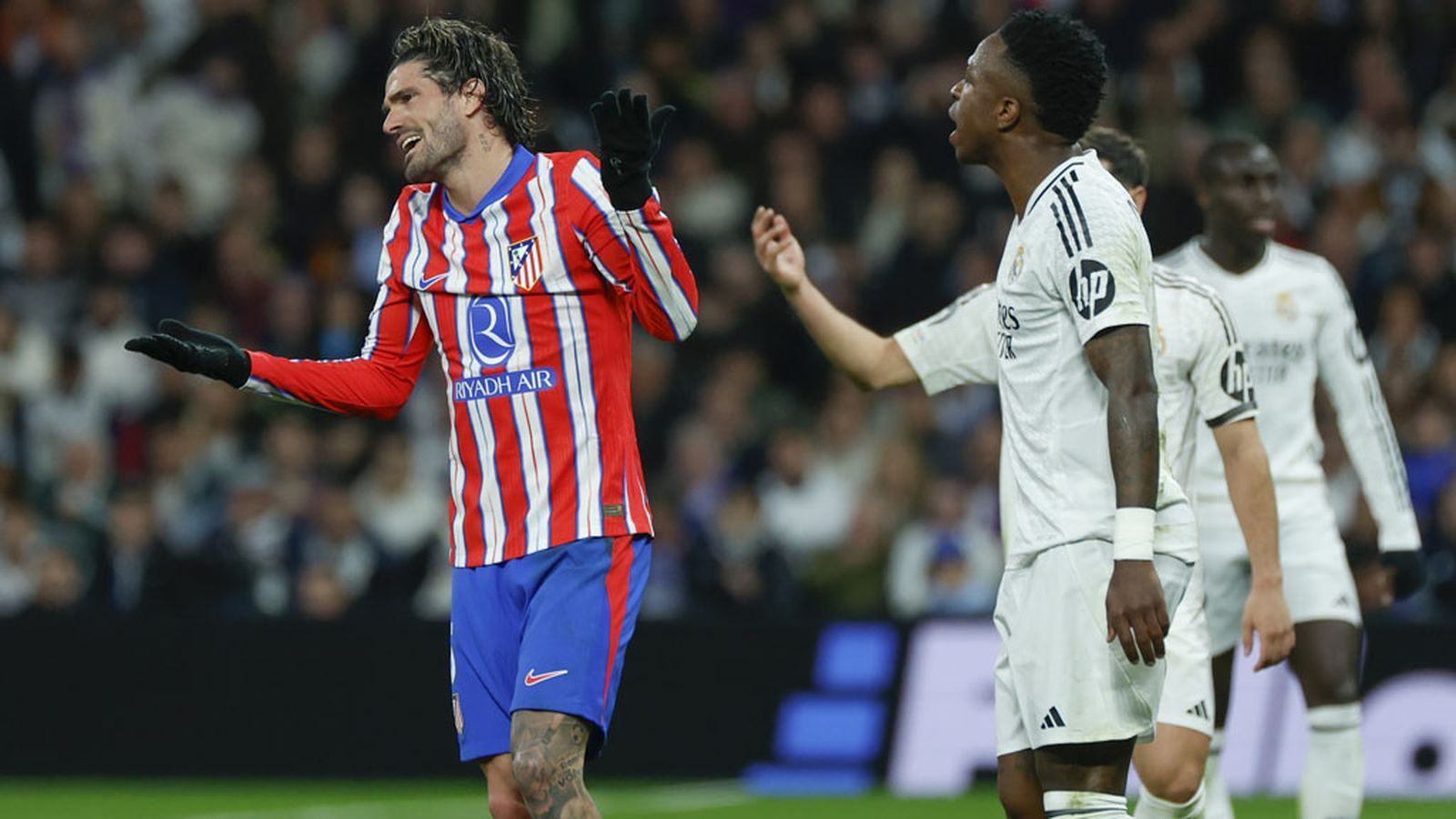 Rodrigo de Paul Vinicius Real Madrid Atlético de Madrid
