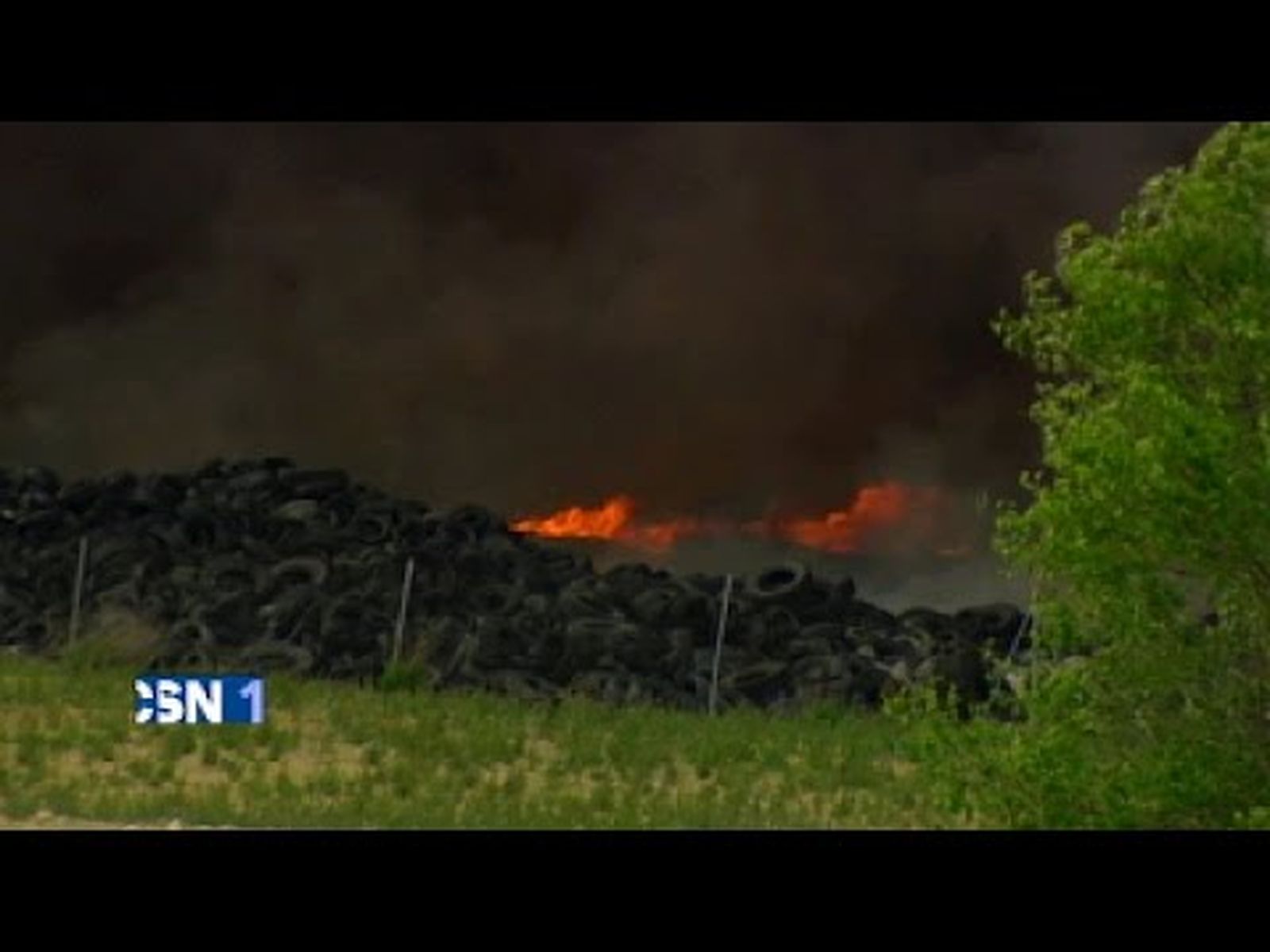 Incendio del vertedero de neumáticos de Seseña