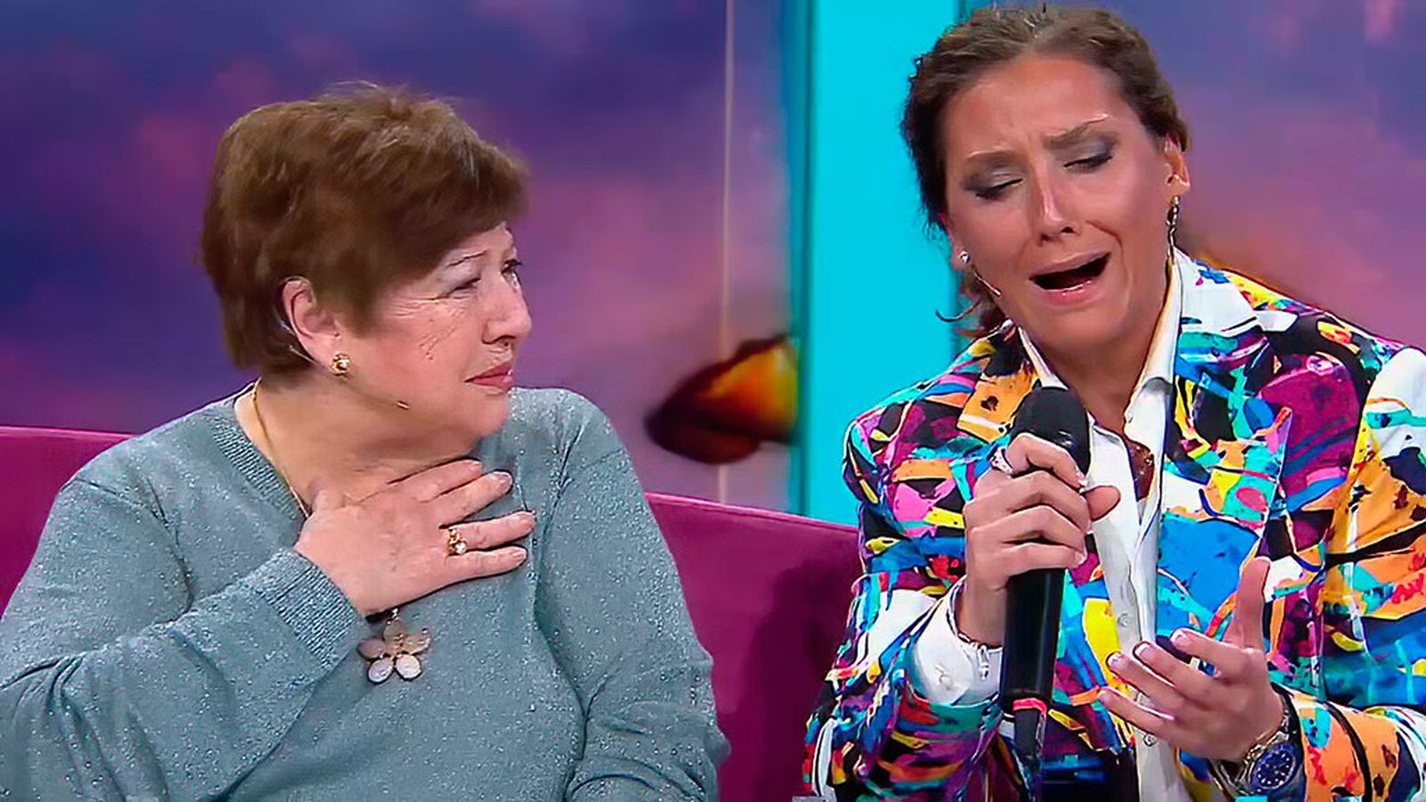La emoción de Antoñita al escuchar sus fandangos en la voz de Marisol Bizcocho
