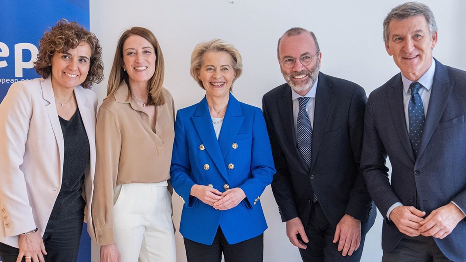 Feijóo con ursula Von der layen