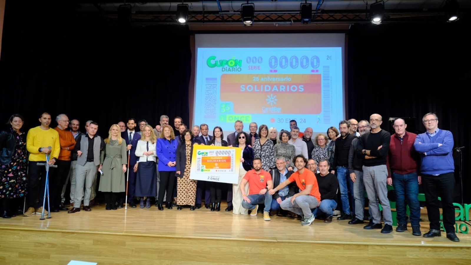 solidarios cupón once 8 grupo grande escenario