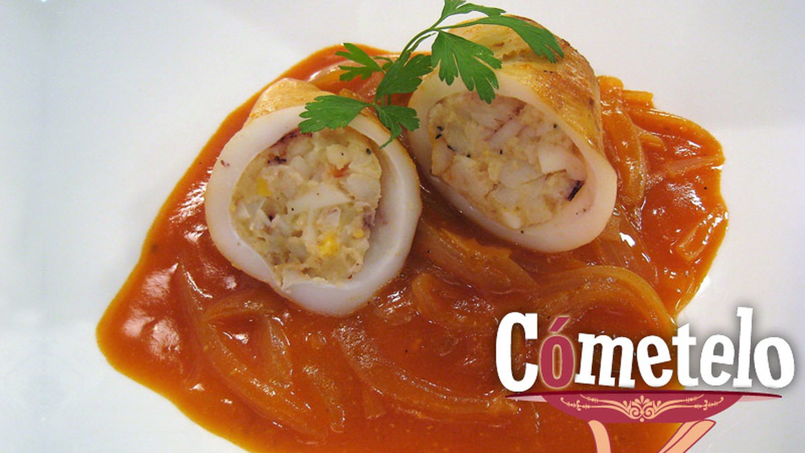 Cometelo 800 calamares en salsa rellenos