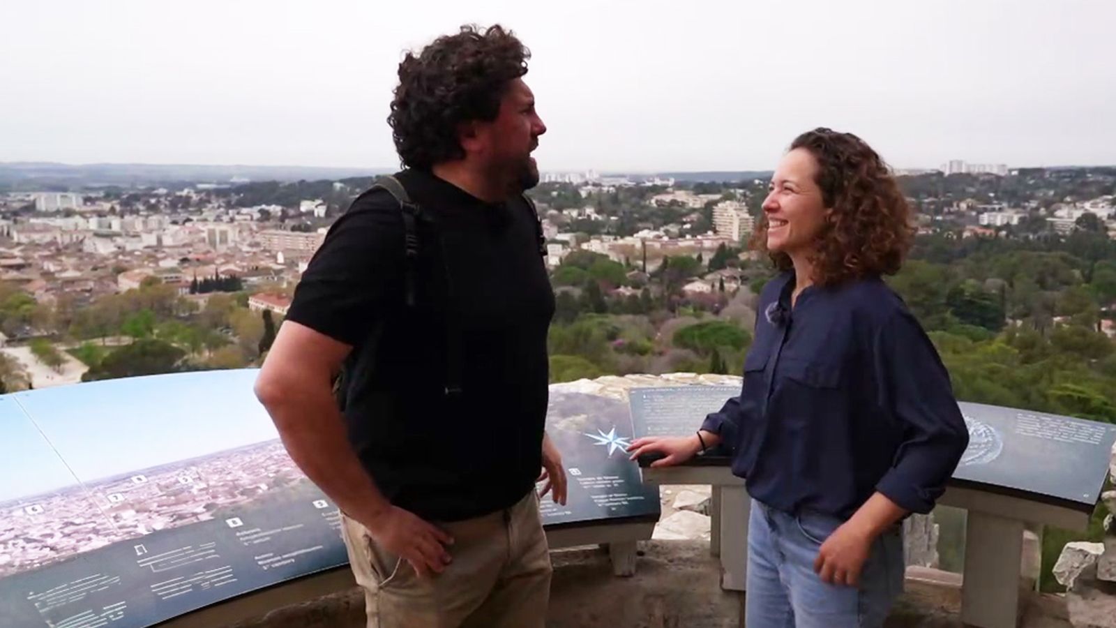 Visitamos el punto más alto de Nimes con la malagueña Rocío Rodríguez