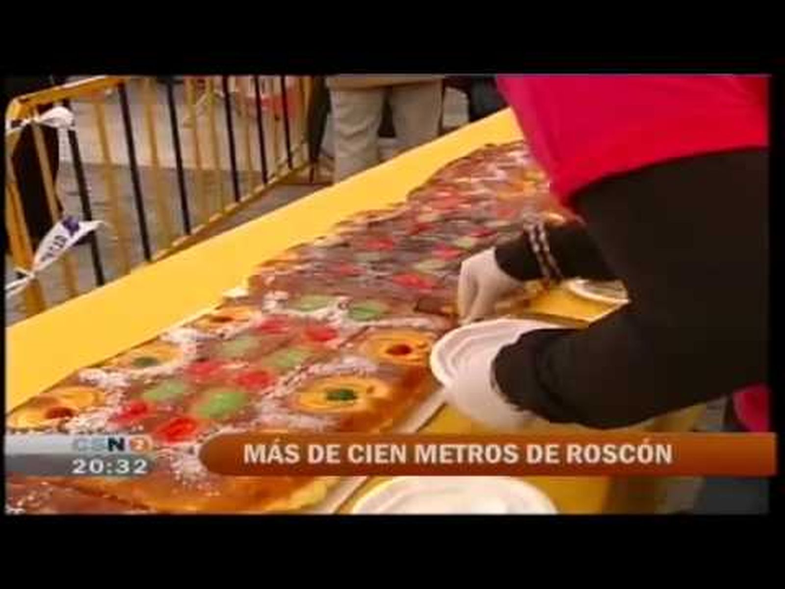 Roscón de reyes récord en Isla Cristina