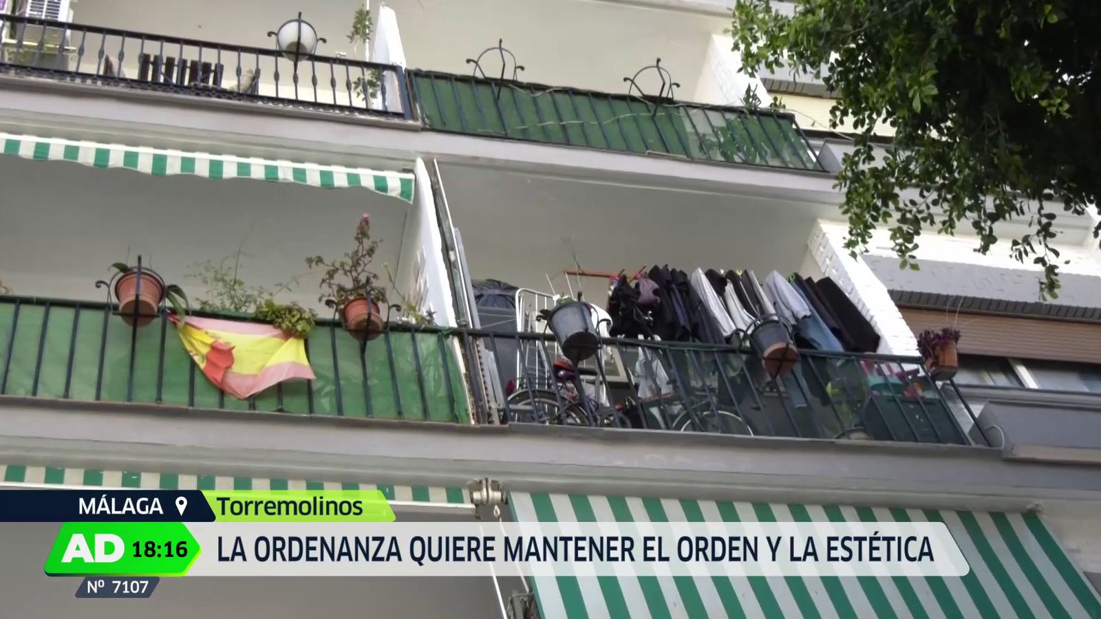 Torremolinos quiere acabar con la ropa tendida en los balcones