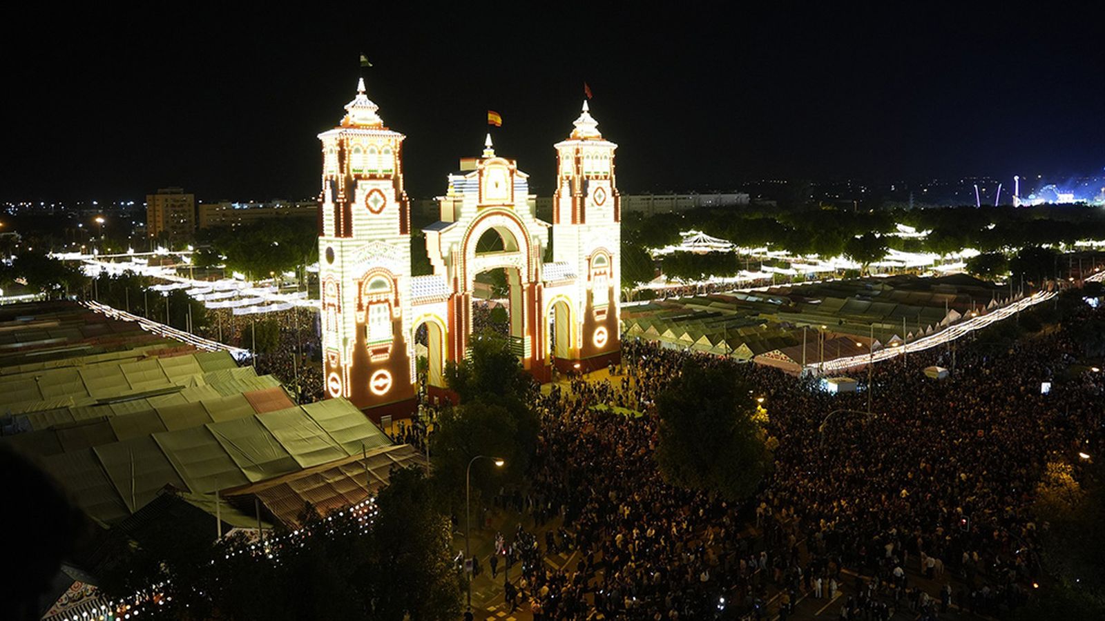 Portada de la Feria de Sevilla en 2025