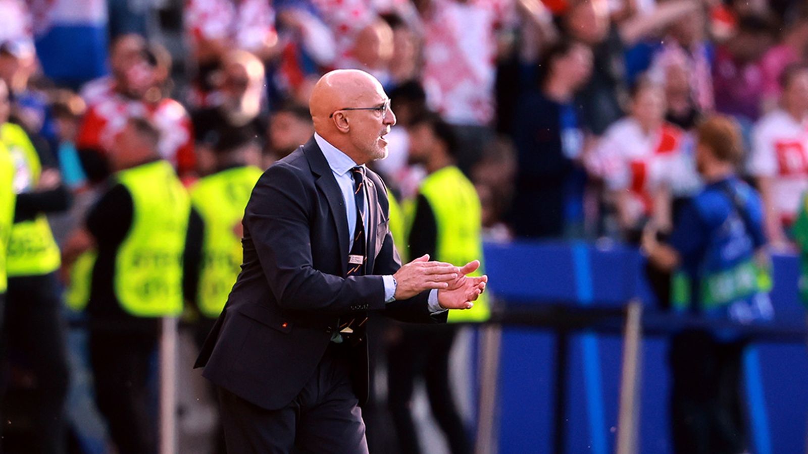 Luis de la Fuente en la Eurocopa