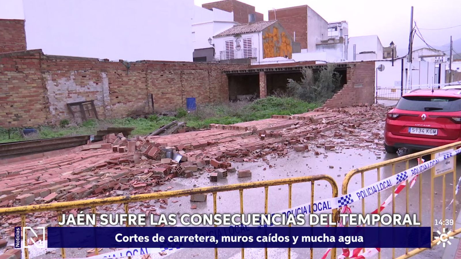Aviso rojo por la crecida del Guadalquivir en Jaén