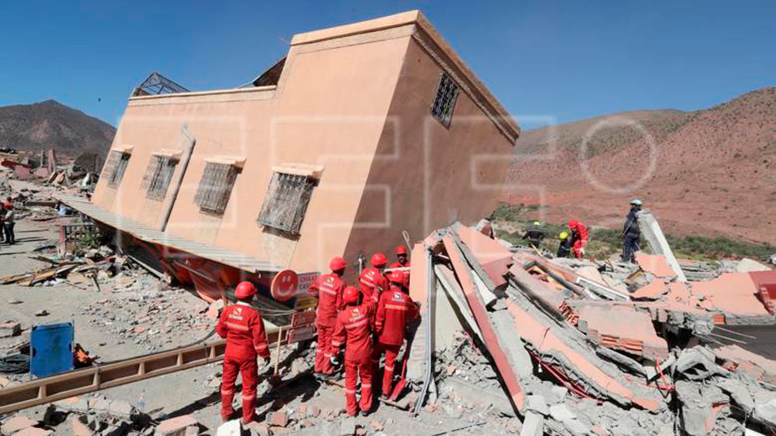 TERREMOTO MARRUECOS RESCATE