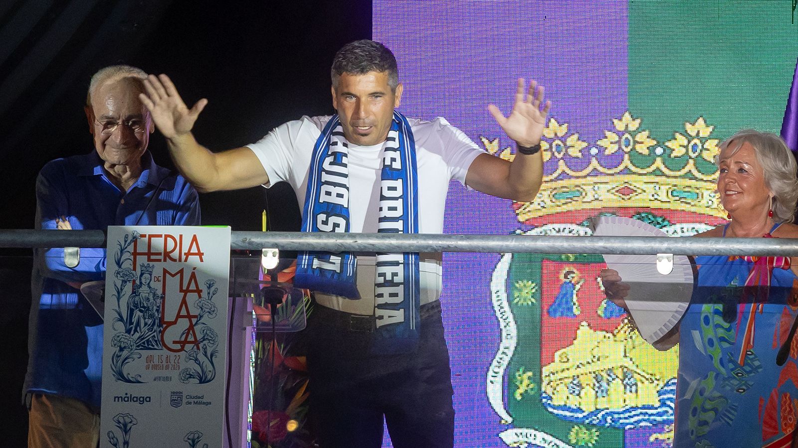 Pregón de Funes en la Feria de Málaga