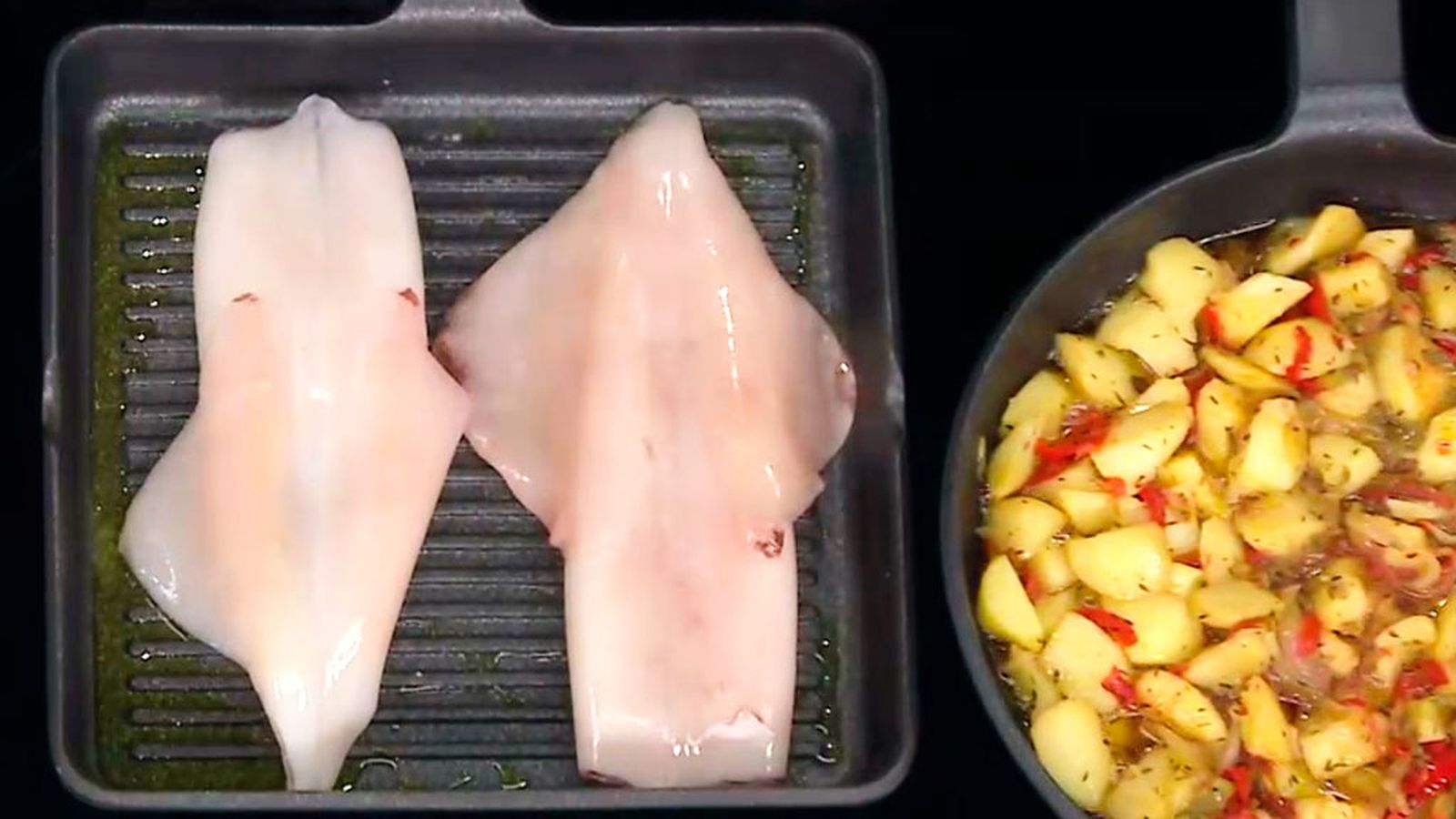 Truco para limpiar los calamares