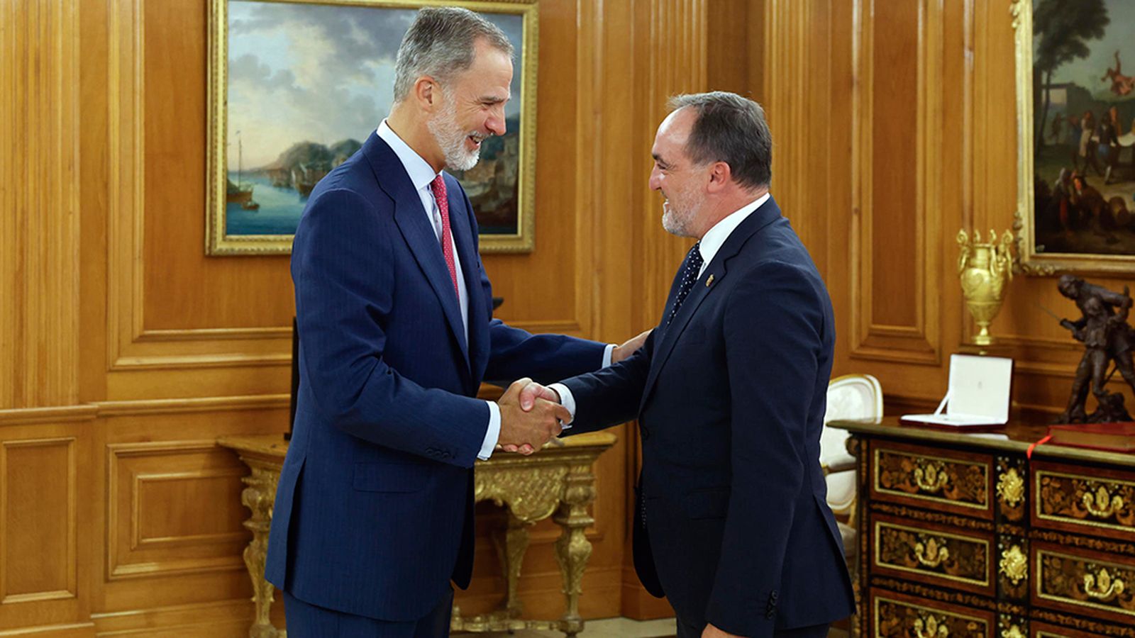 El rey recibe al presidente de UPN