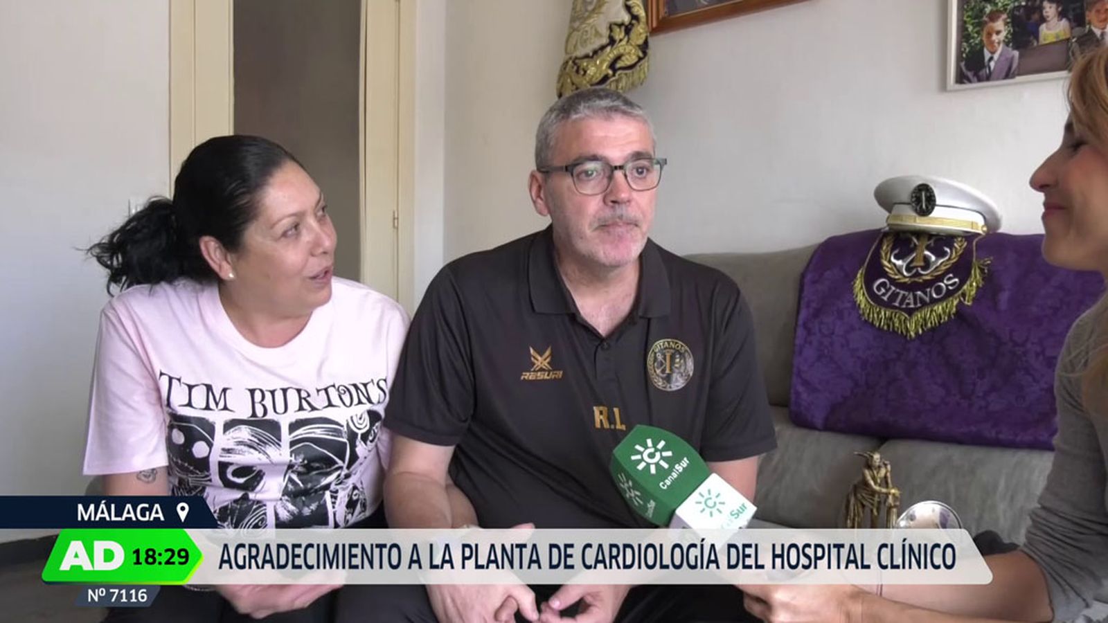 Homenaje de la banda de los gitanos de málaga a su director