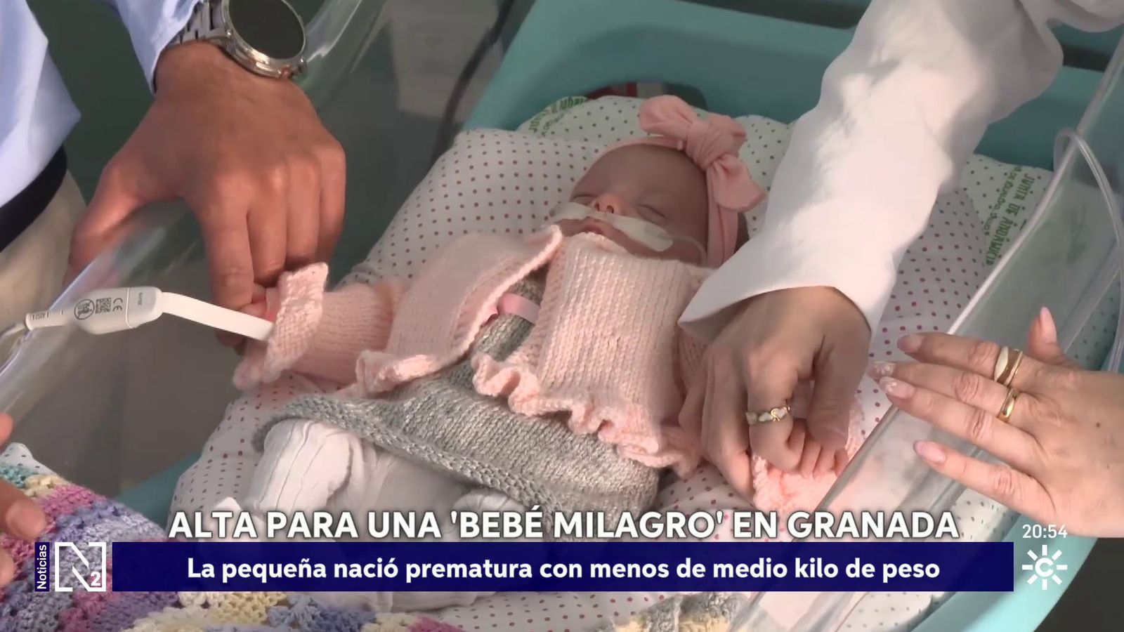 Hada Rocío, la bebé coraje de Granada