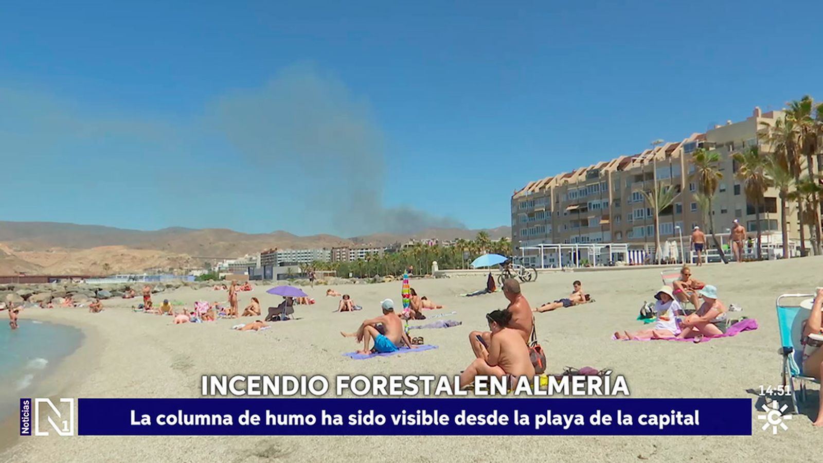 Incendio en Almería