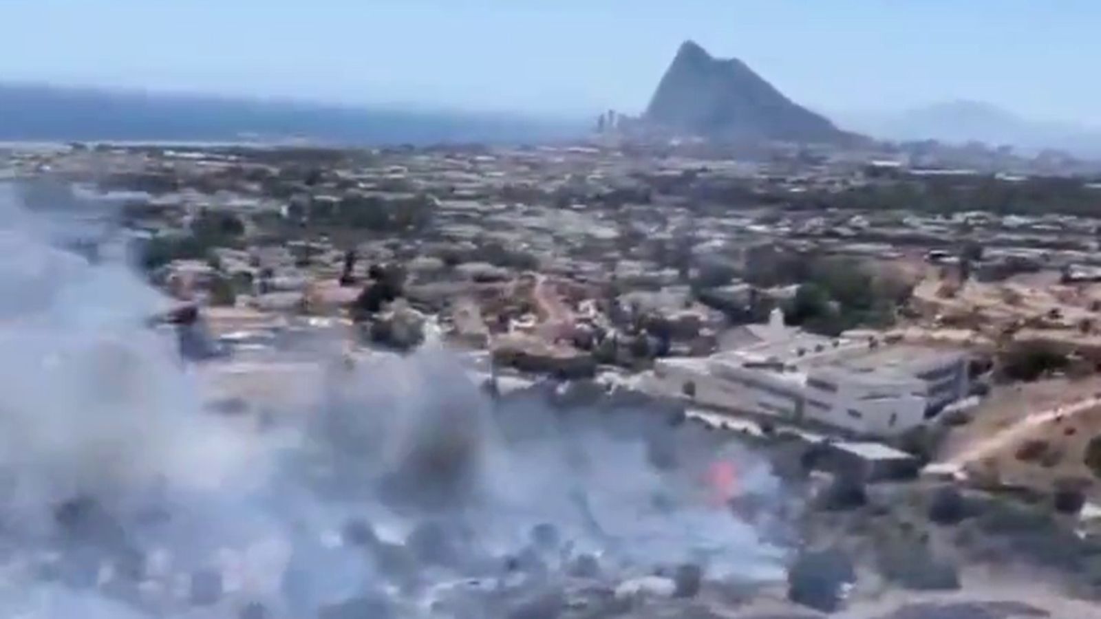 tapa incendio La línea