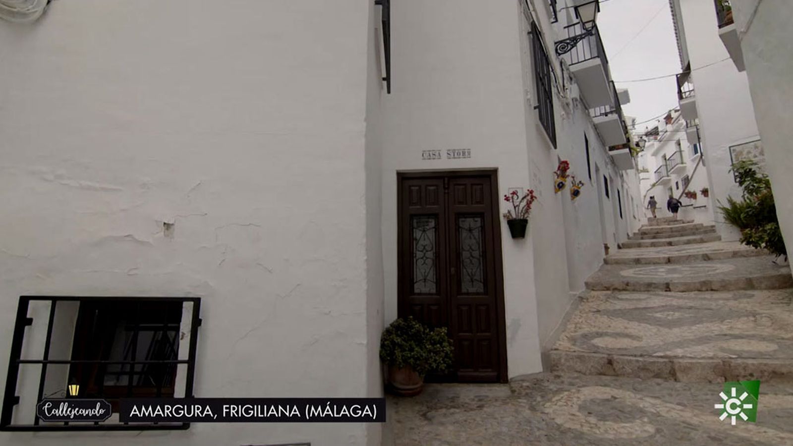 La calle Amargura, en Frigiliana, una calle de postal