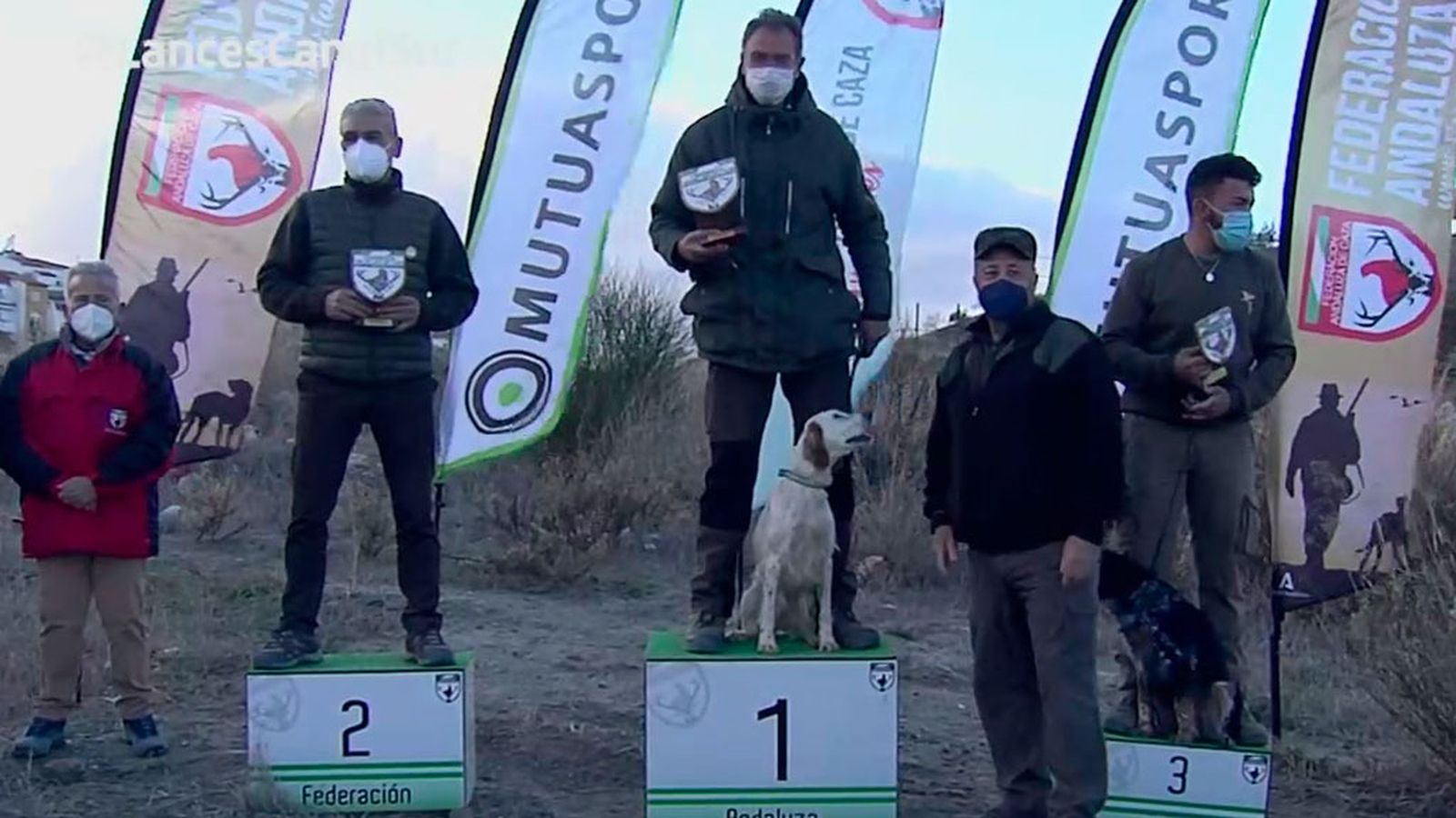 Un Campeonato de Andalucía de Caza San Huberto muy reñido