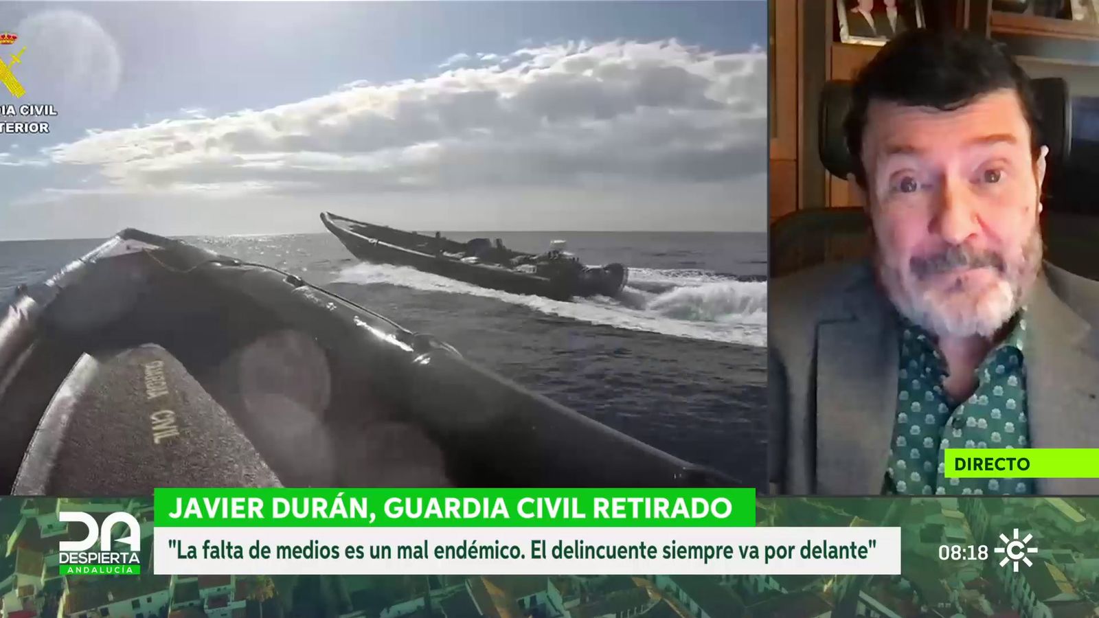Javier Durán, Agente de la Guardia Civil retirado