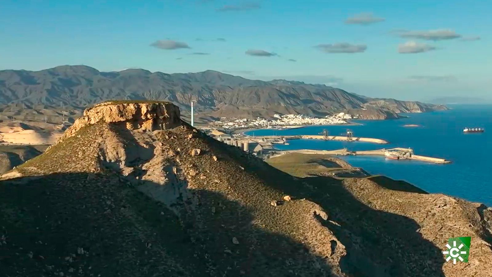 La Isla de San Andrés, en Carboneras, es de origen volcánico