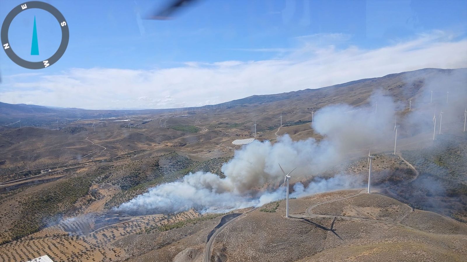 El incendio de Las Tres Villas desplaza el foco principal a Nacimiento