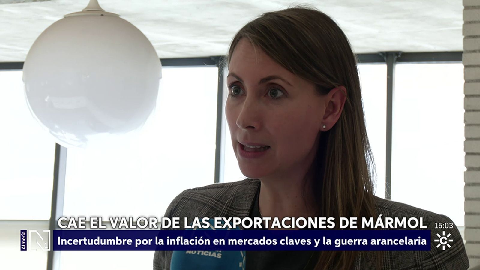 Caen las exportaciones de piedra de Almería