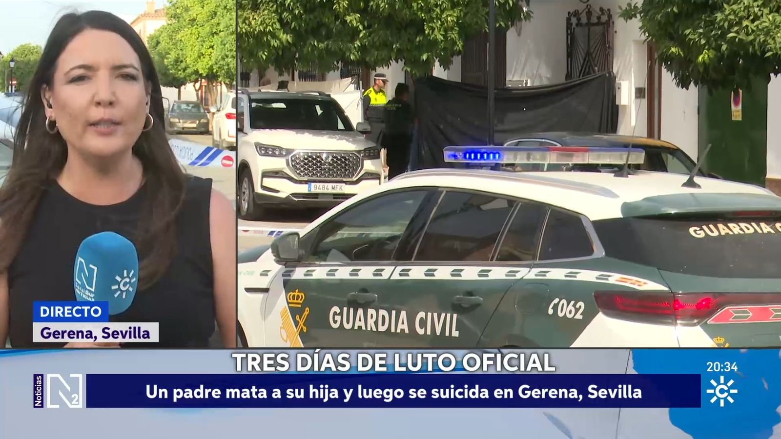 Un hombre mata a su hija en Gerena