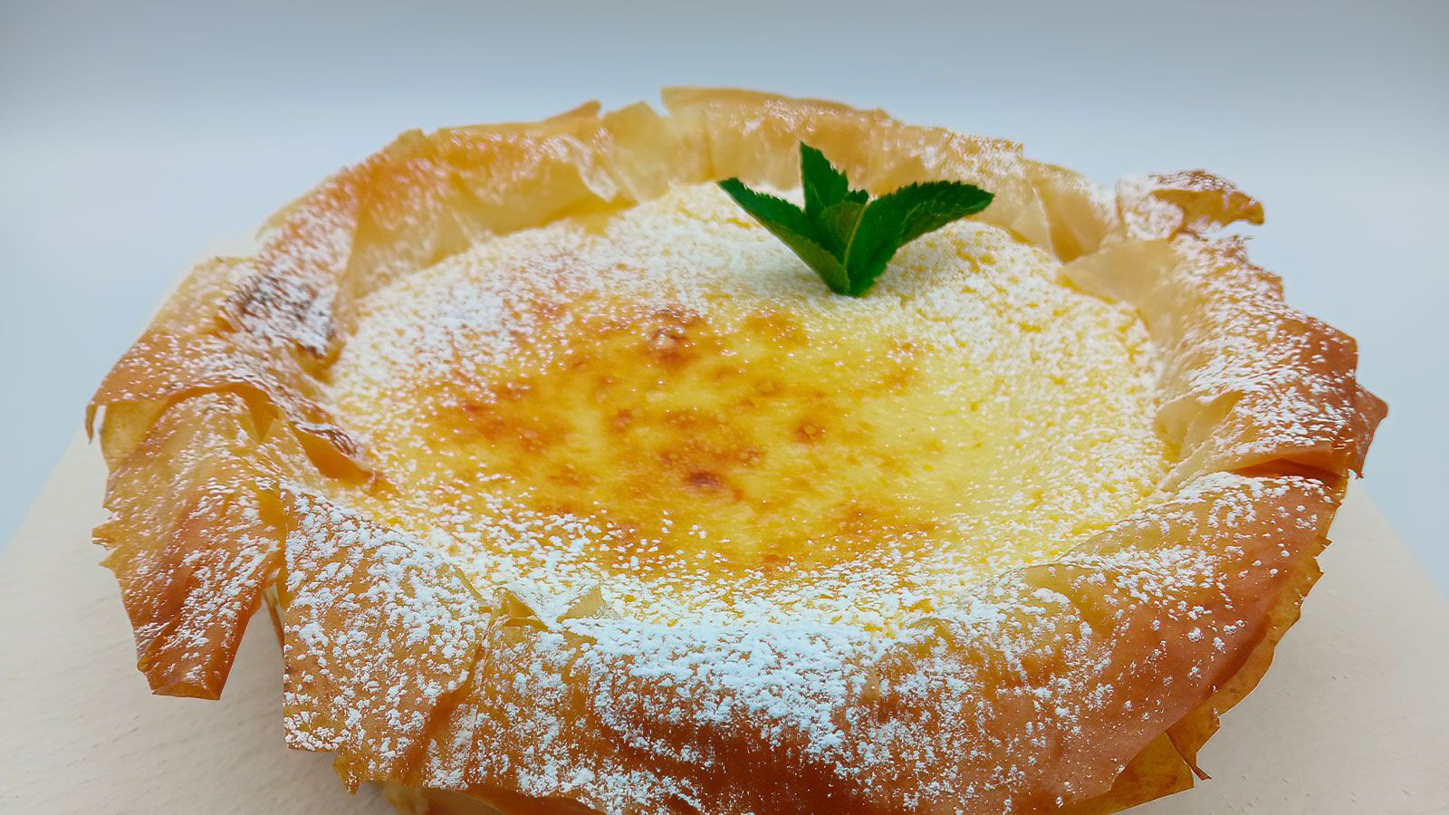 "Cómetelo", tarta crujiente de queso