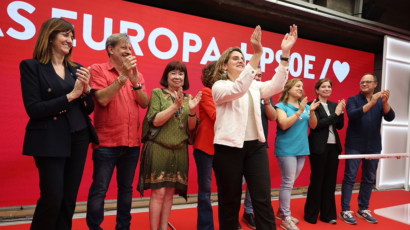 Teresa Ribera en la noche de las europeas