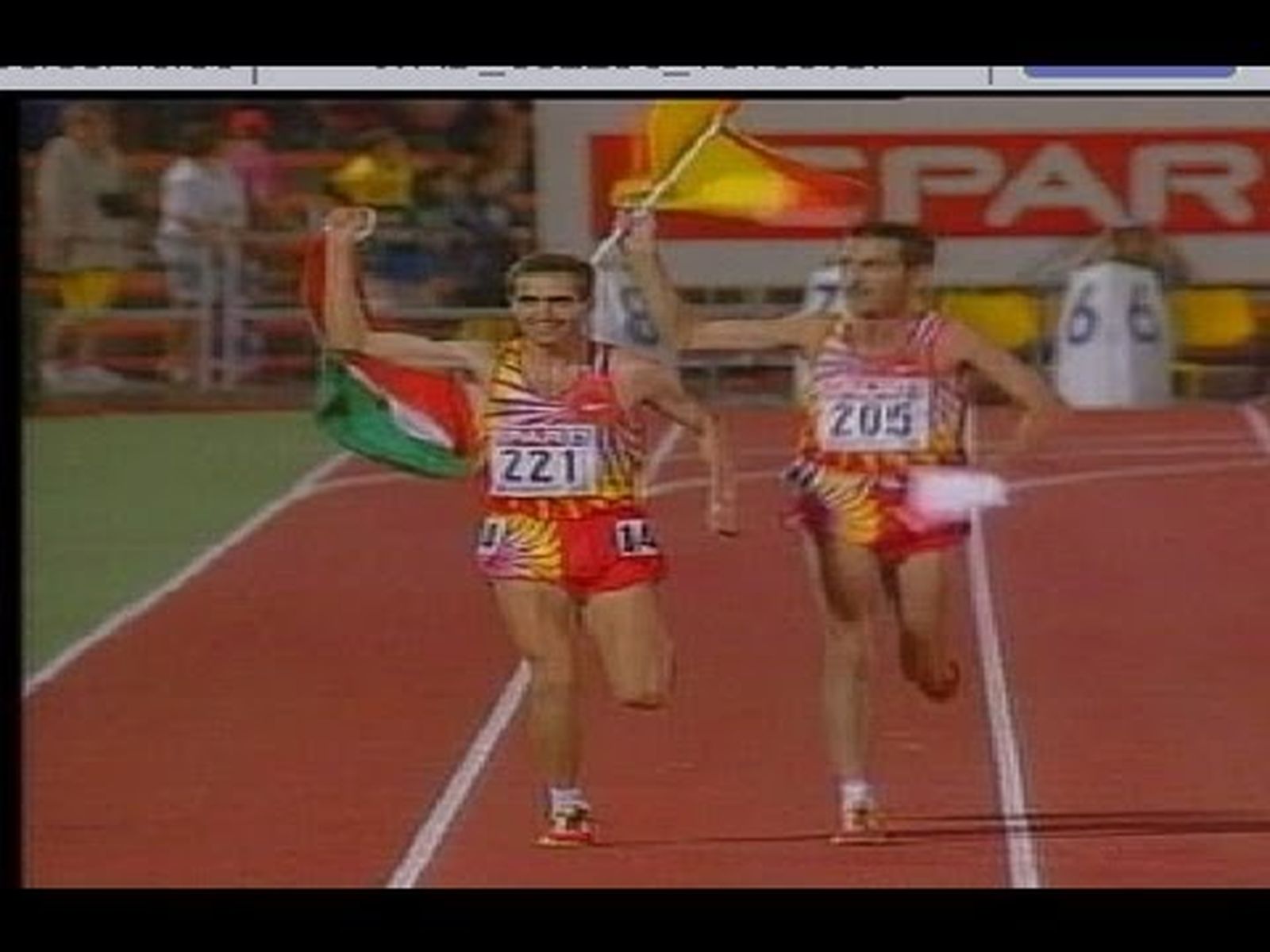 Manuel Pancorbo, plata en el Campeonato de Europa de Atletismo Budapest 1998