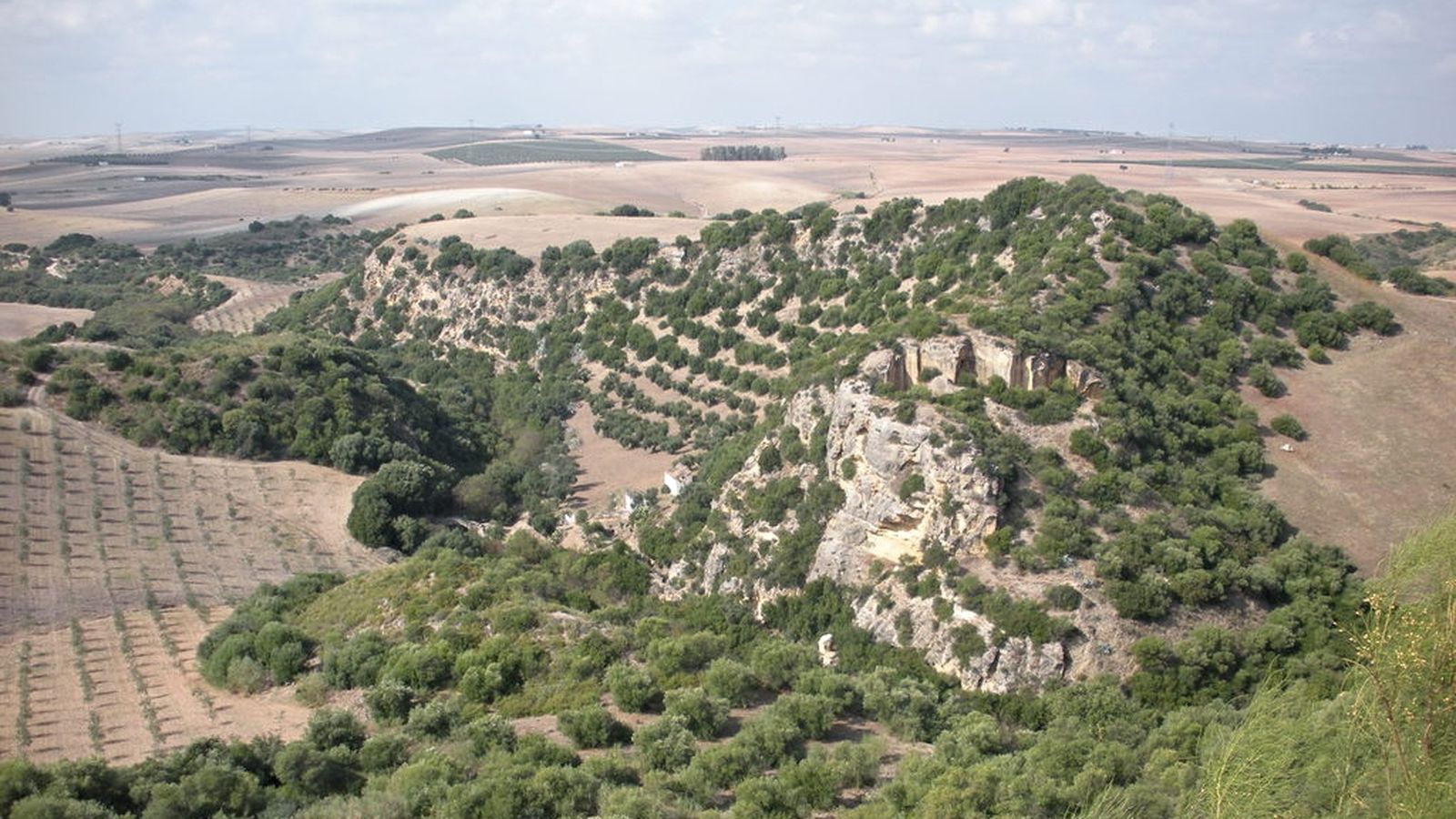 espacio protegido Tajos de Mogarejo sevilla monumento natural