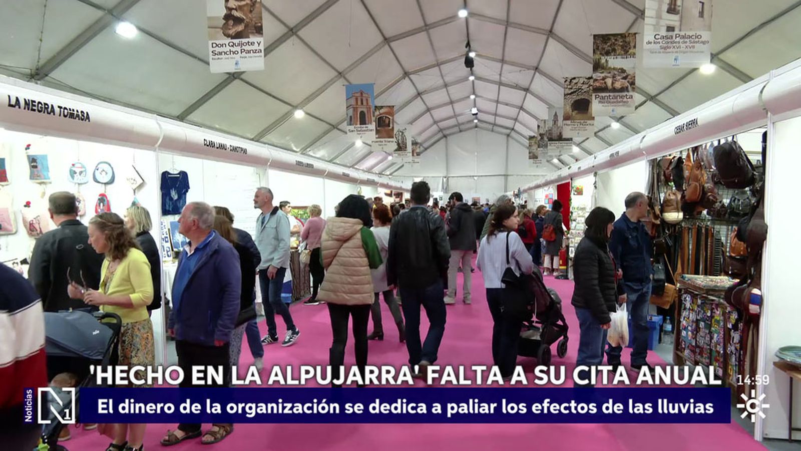 Órgiva destina el dinero de la feria 'Hecho en La Alpujarra' para paliar los daños por el temporal