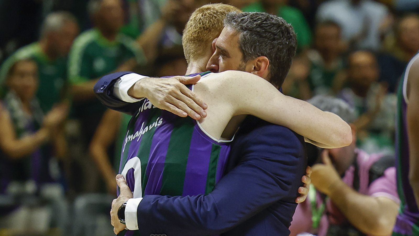 Ibon Navarro y Alberto Díaz tras perder ante el Madrid
