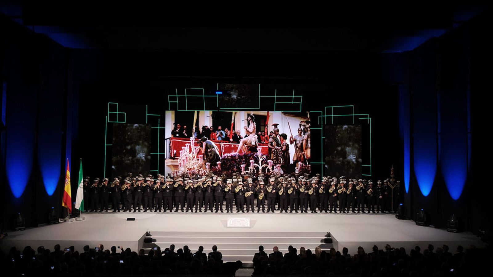 Banda del Rosario de Cádiz en presentación de la Gala