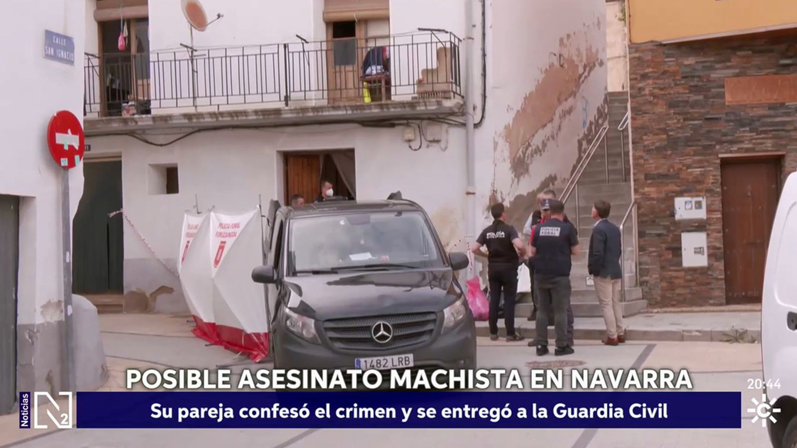 Una mujer muerta y su pareja detenida en un posible crimen machista en Arguedas