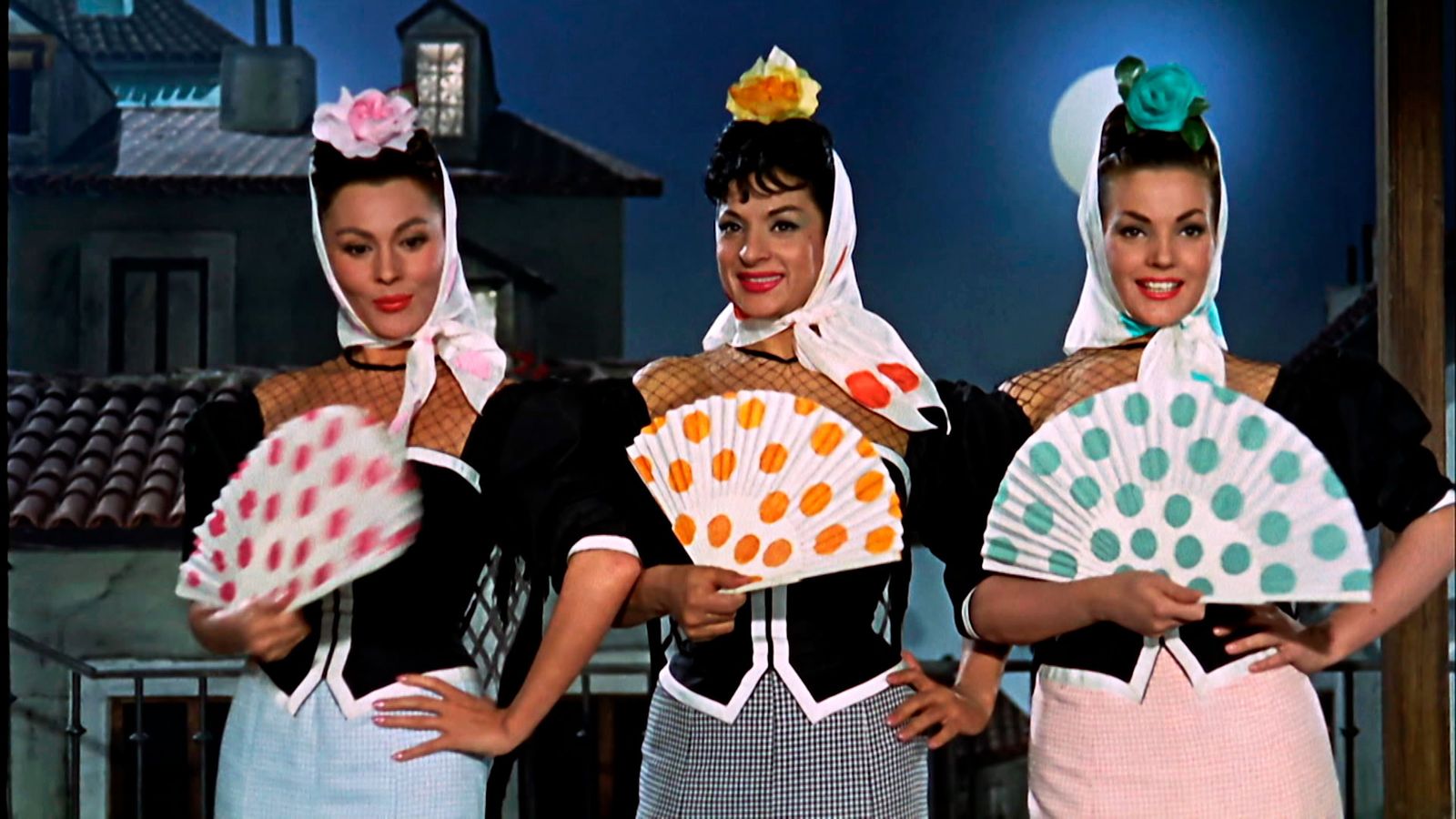 Paquita Rico, Lola Flores y Carmen Sevilla.